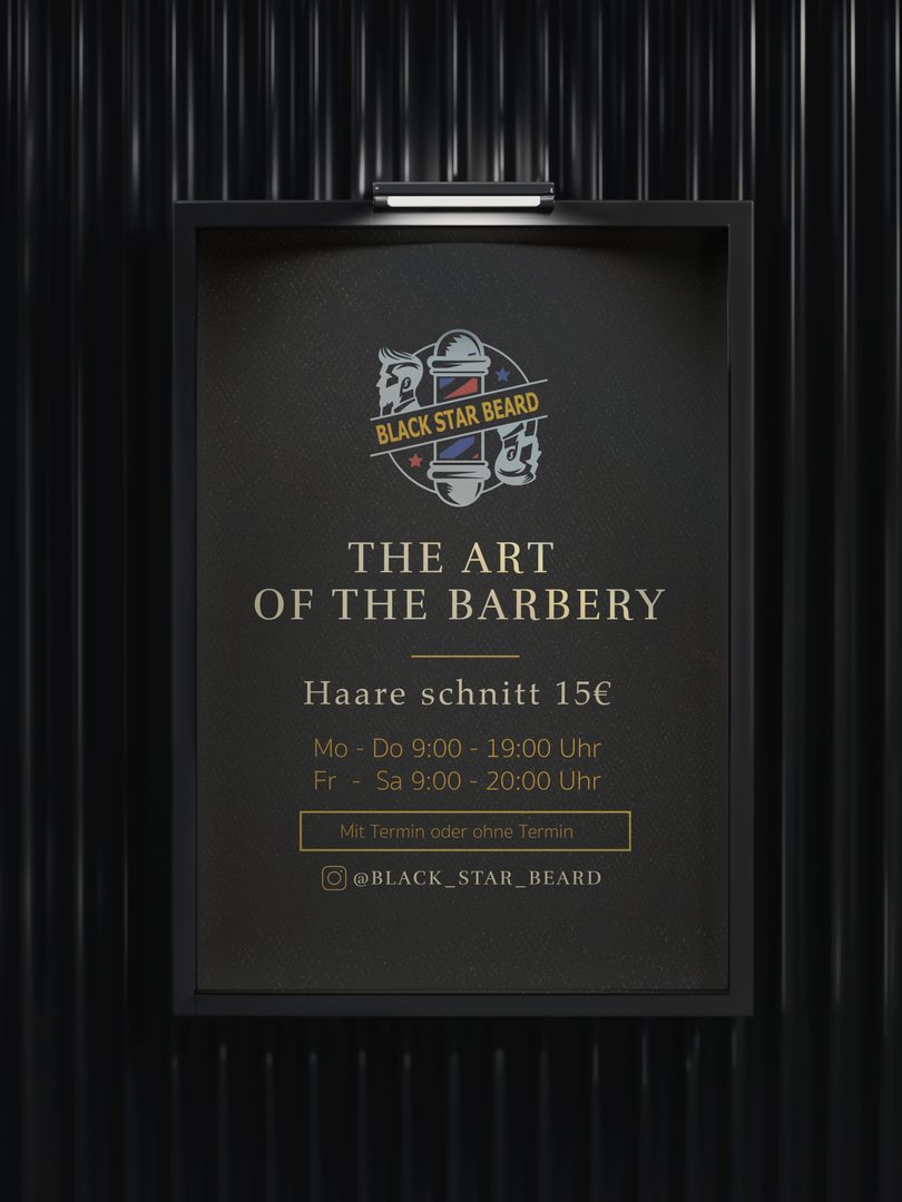 Black Star Beard social media post