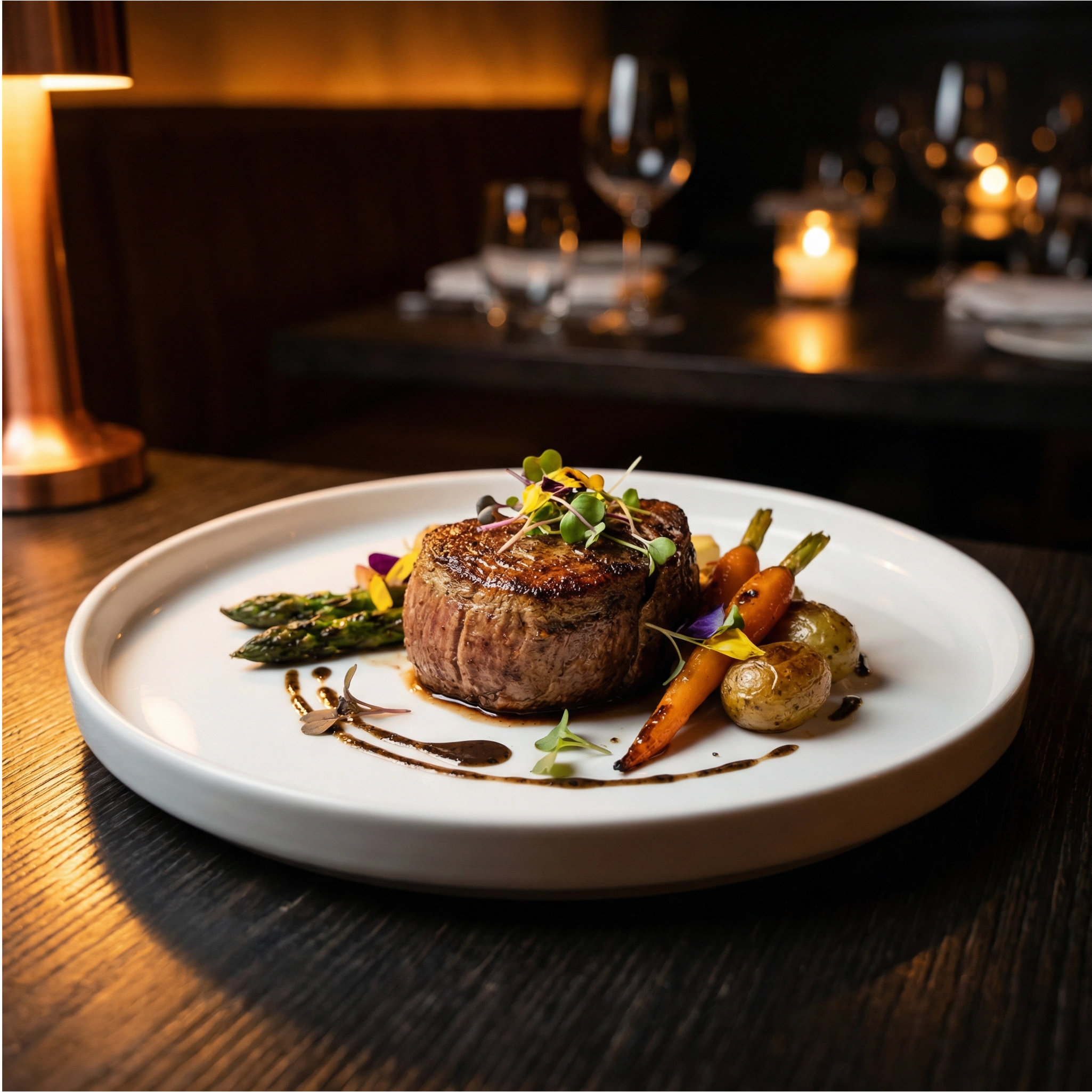 Steak and fine dining photography
