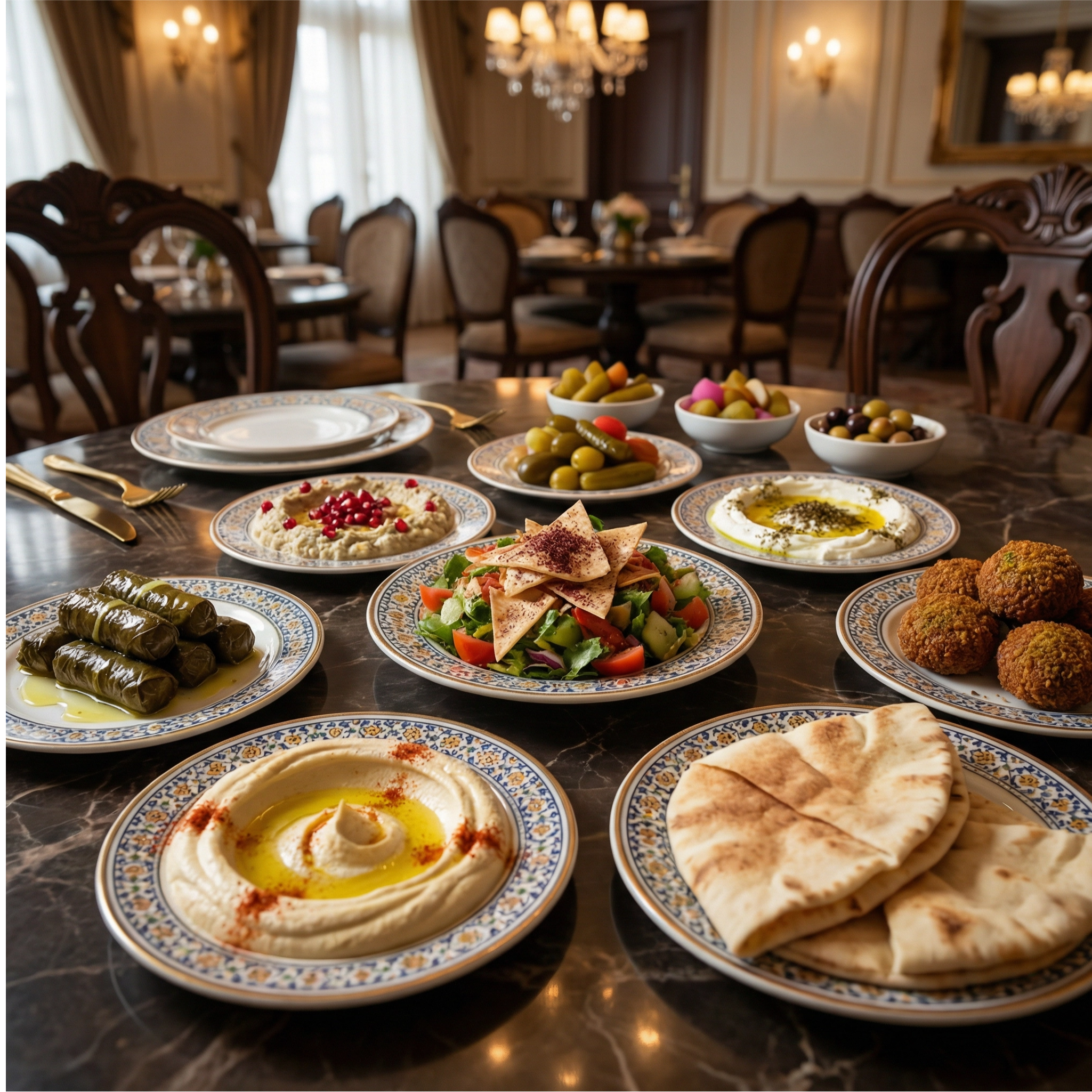 Middle Eastern cuisine photography
