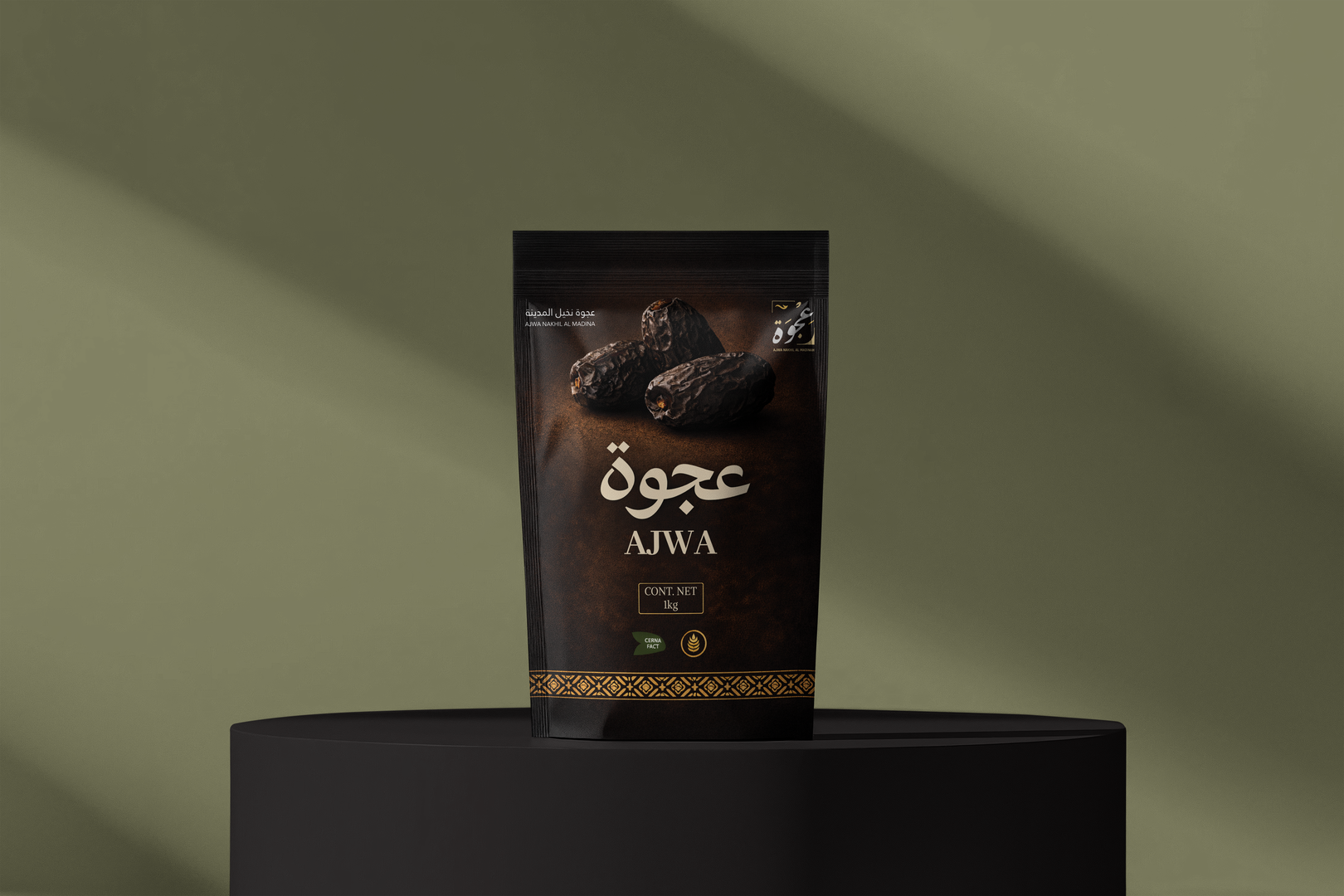 Product packaging design front